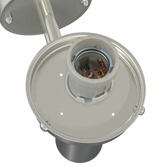 Buiten Wandlamp Zilver 28 x 25 x 38 cm Roestvrij staal 5