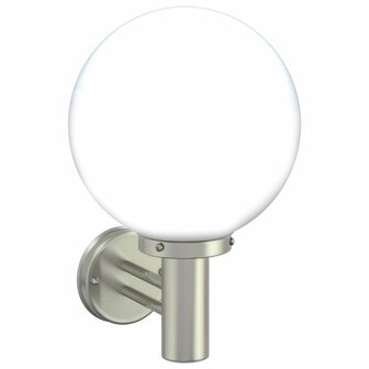Buiten Wandlamp Zilver 28 x 25 x 38 cm Roestvrij staal 7