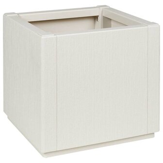 Tuin Bloempot Wit 36 x 36 x 35 cm Polypropyleen 1