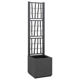 Tuin Bloempot Antraciet 36 x 36 x 140 cm Polypropyleen 1