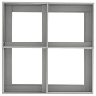 Tuin Bloempot Zilver 80 x 80 x 48 cm Roestvrij staal 8