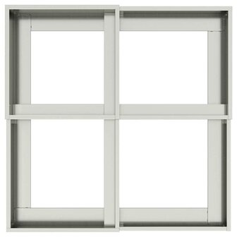 Tuin Bloempot Zilver 80 x 80 x 48 cm Gegalvaniseerd staal 8