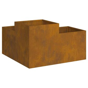 Tuin Bloempot Roestig 80 x 80 x 48 cm Cortenstaal 7