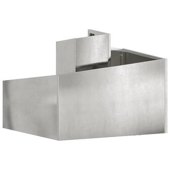 Tuin Bloempot Zilver 60 x 60 x 50 cm Roestvrij staal 7
