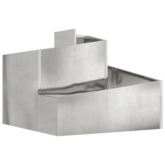 Tuin Bloempot Zilver 60 x 60 x 50 cm Gegalvaniseerd staal 2