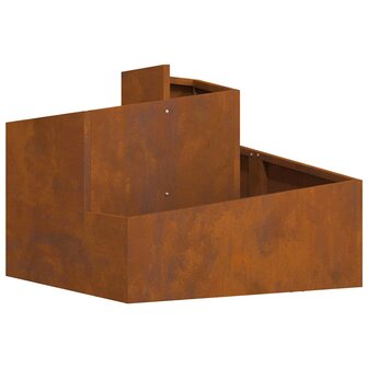 Tuin Bloempot Bruin 60 x 60 x 50 cm Cortenstaal 2