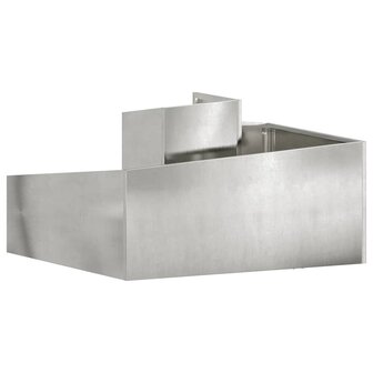 Tuin Bloempot Zilver 80 x 80 x 50 cm Roestvrij staal 7