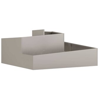 Tuin Bloempot Bruin 100 x 100 x 50 cm Cortenstaal 5