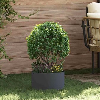 Tuin Bloempot Antraciet 30 x 30 x 20 cm Staal 1