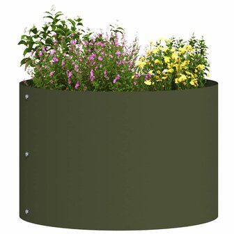 Tuinbloempotten 5 stuks Olijfgroen 30x30x20 cm 3