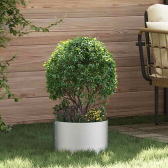 Tuin Bloempot Zilver 30 x 30 x 20 cm Gegalvaniseerd staal 1