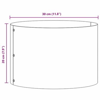 Tuin Bloempot Zilver 30 x 30 x 20 cm Gegalvaniseerd staal 7