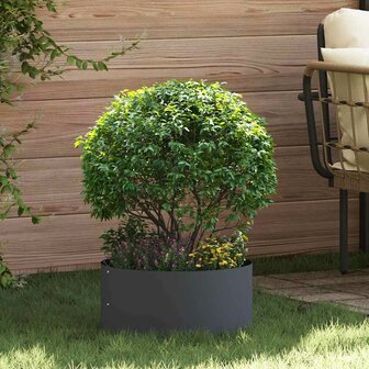 Tuin Bloempot Antraciet 40 x 40 x 20 cm Staal 1