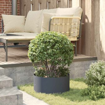 Tuin Bloempot Antraciet 40 x 40 x 20 cm Staal 4