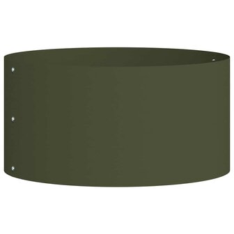 Tuin Bloempot Olijfgroen 40 x 40 x 20 cm Staal 2