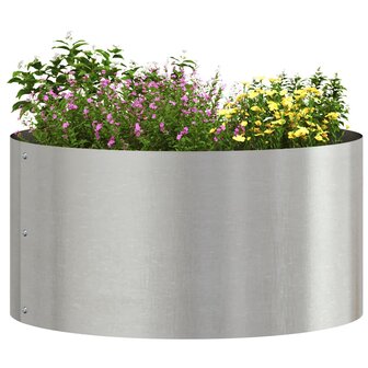 Tuin Bloempot Zilver 40 x 40 x 20 cm Roestvrij staal 3