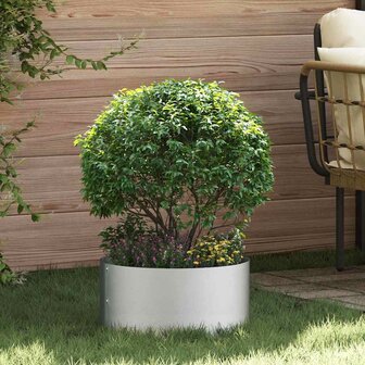 Tuin Bloempot Zilver 40 x 40 x 20 cm Gegalvaniseerd staal 1
