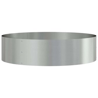 Tuin Bloempot Zilver 80 x 80 x 20 cm Gegalvaniseerd staal 2
