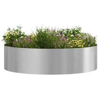 Tuin Bloempot Zilver 80 x 80 x 20 cm Gegalvaniseerd staal 3