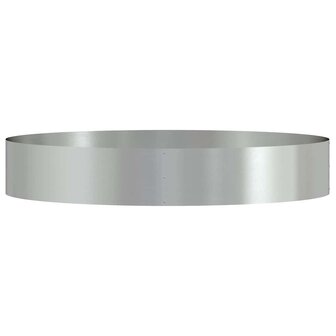 Tuin Bloempot Zilver 120 x 120 x 20 cm Gegalvaniseerd staal 5