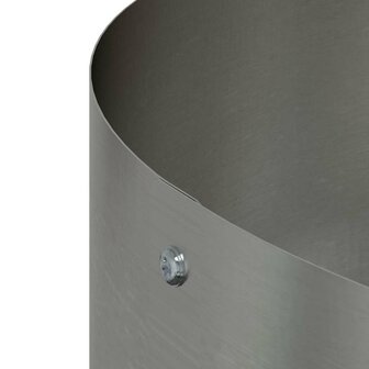 Tuin Bloempot Zilver 120 x 120 x 20 cm Gegalvaniseerd staal 6