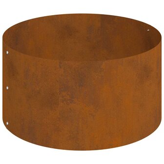 Tuin Bloempot Bruin 120 x 120 x 20 cm Cortenstaal 6