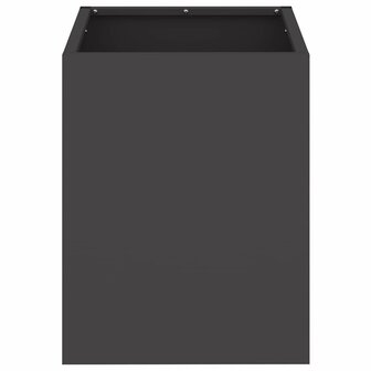 Tuin Bloempot Zwart 32 x 32 x 40 cm Koudgewalst staal 5
