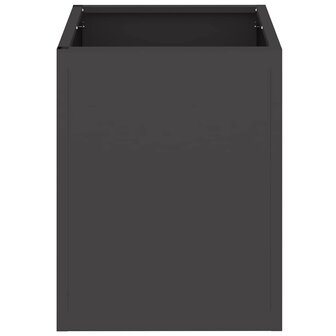 Tuin Bloempot Zwart 32 x 32 x 40 cm Koudgewalst staal 6