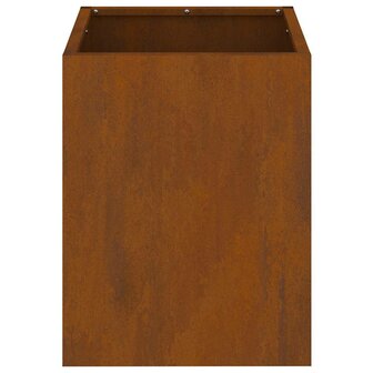 Tuin Bloempot Bruin 32 x 32 x 40 cm Verweerd staal 6