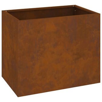 Tuin Bloempot Bruin 50 x 32 x 40 cm Verweerd staal 2