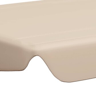Vervangingsluifel voor schommelbank 150/130x105/70 cm beige 5