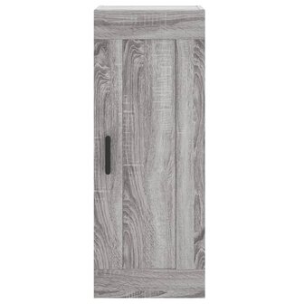 Wandkast 34,5x34x90 cm bewerkt hout grijs sonoma eikenkleurig 7
