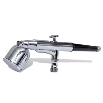 Airbrush set met glazen beker 0,2 / 0,3 / 0,5 mm mondstukken 7