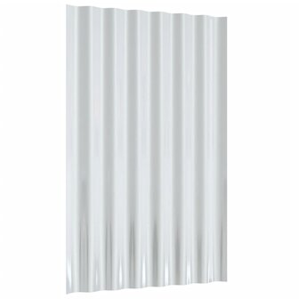 Dakpanelen 36 st 60x36 cm gepoedercoat staal bruin 5