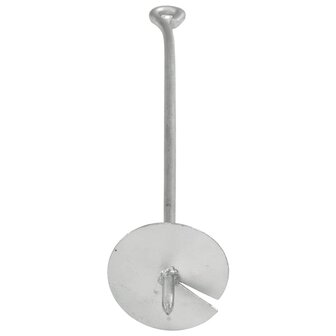 Grondankers 4 st 10x60 cm gegalvaniseerd metaal 3