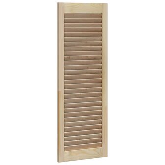 Kastdeuren 4 pcs Bruin 110 x 39.5 x 2.1 cm Massief grenenhout 7
