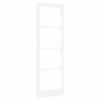 Binnendeur met Glas Wit 78 x 232 cm Massief grenenhout en glas 9