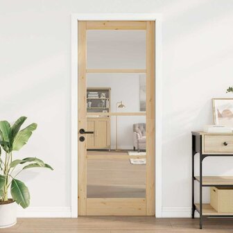 Binnendeur met Glas Bruin 83 x 211 cm 3