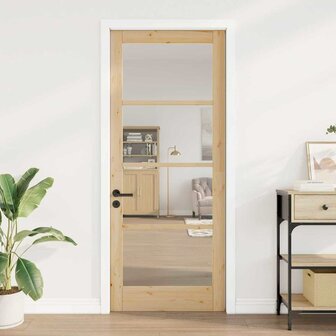 Binnendeur met Glas ORKDAL Bruin 86 x 211 cm 1