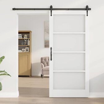 Binnendeur met Glas ORKDAL Wit 93 x 202 cm 1