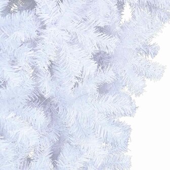 Kunstkerstboom met standaard omgekeerd 180 cm wit 5