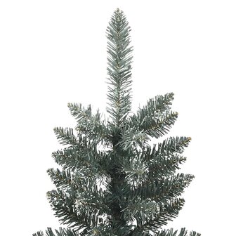 Kunstkerstboom met standaard smal 180 cm PVC groen 4