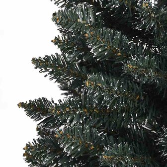 Kunstkerstboom met standaard smal 180 cm PVC groen 6