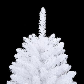 Kunstkerstboom met scharnieren en standaard 120 cm wit 5