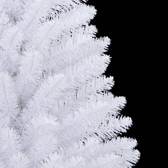 Kunstkerstboom met scharnieren en standaard 120 cm wit 6