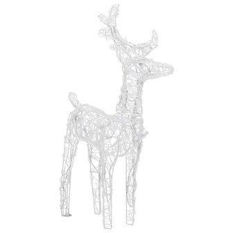 Kerstversiering rendieren en slee 160 LED&amp;apos;s 130 cm acryl 5