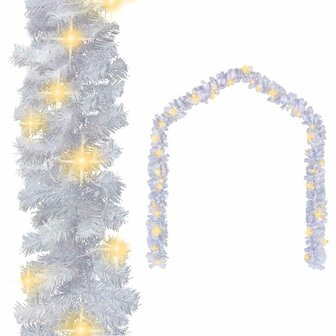 Kerstslinger met LED-lampjes 10 m wit 1