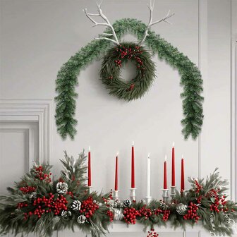 Kerstslinger 2 pcs Groen 40 m PVC 1