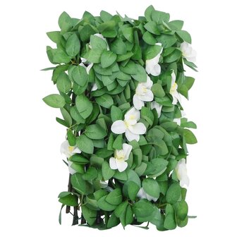 Kunstplant klimop op latwerk uittrekbaar 180x30 cm groen 4