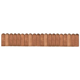 Gazonranden 3 st 120 cm ge&iuml;mpregneerd grenenhout 2